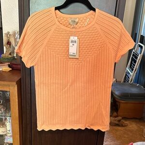 Elie Tahari Women's Coral Knit Blouse